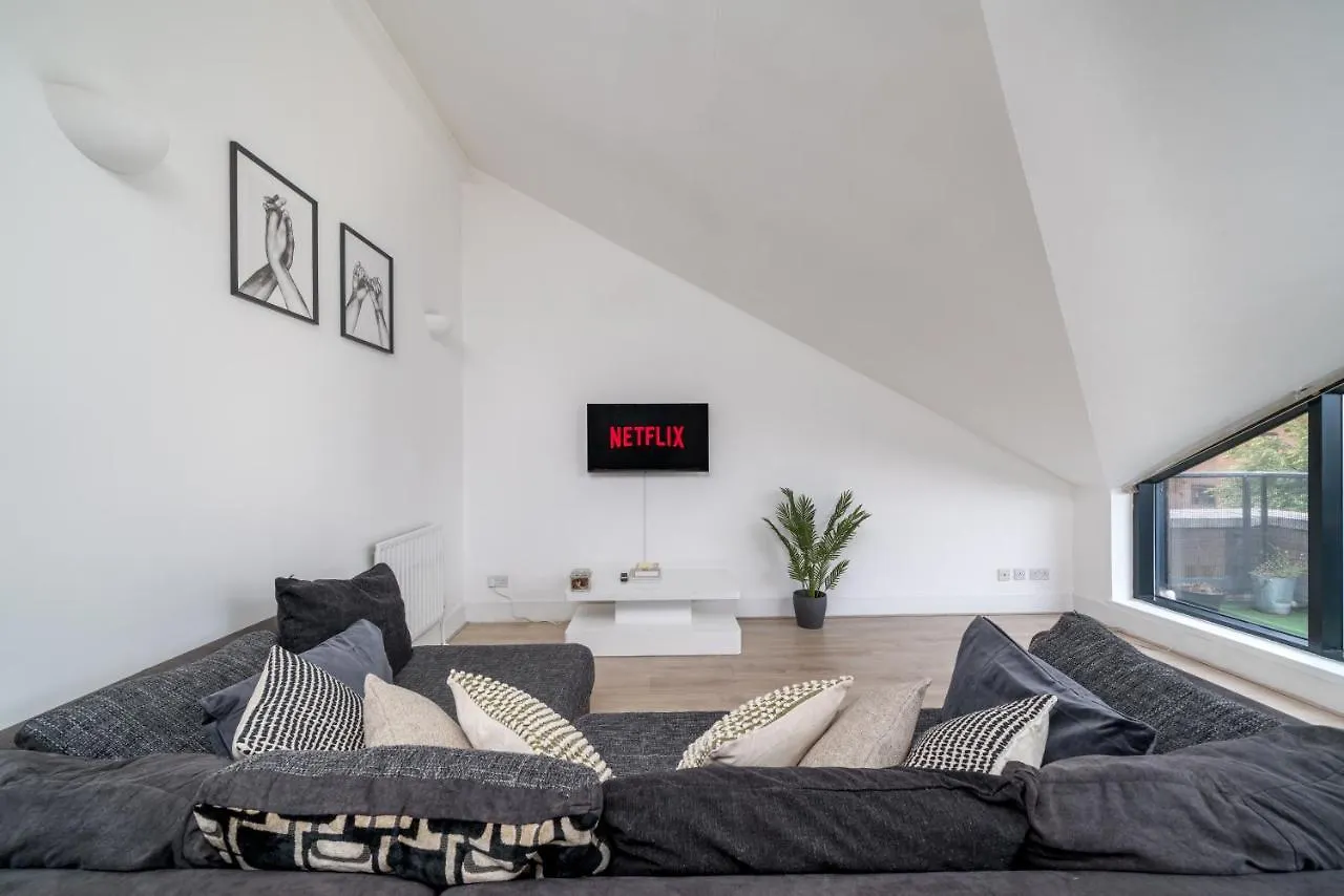 Modern 1 Bedroom City Penthouse Apartment London Egyesült Királyság